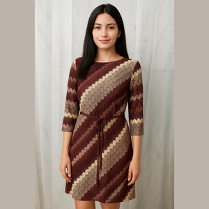 Established 1962 Maroon Crochet Lace Knit NWOT